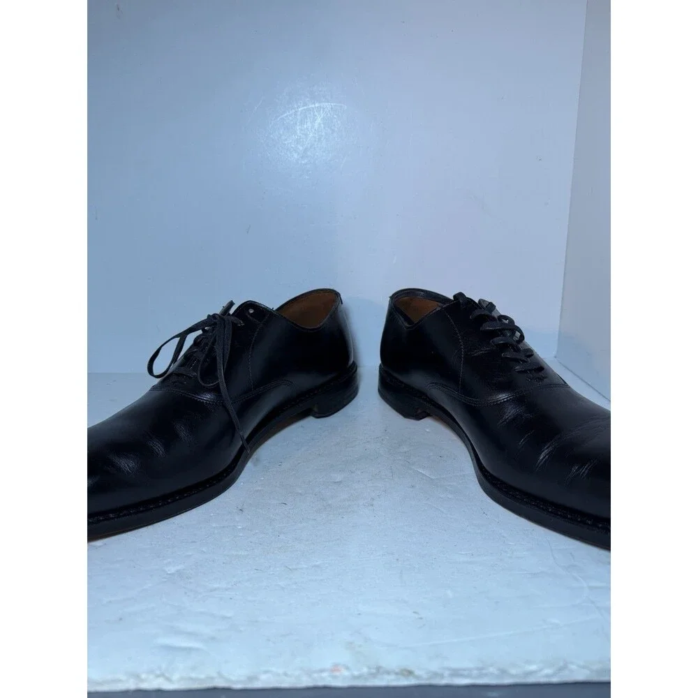 Allen Edmonds Carlyle Dress Shoes Mens 10.5 E Plain-toe Oxford Black USA MADE